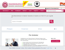 Tablet Screenshot of gewerbeindustrie.ch